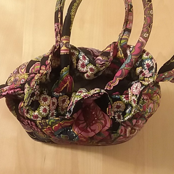 Vera Bradley Symphony in Hue Winter 2009 Archived Print Small Bucket Bag - Picture 12 of 16